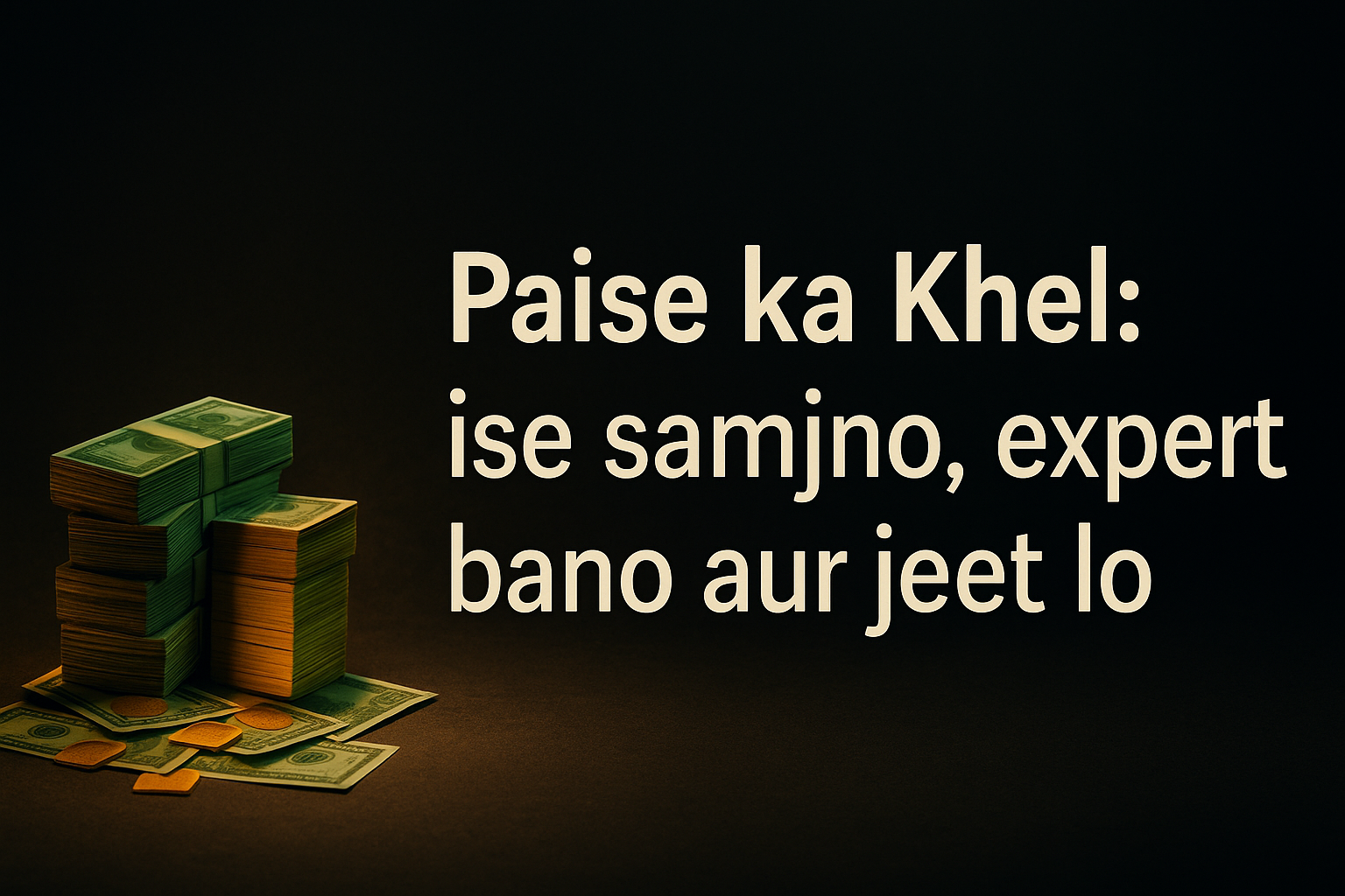 Paise ka Khel: ise samjho, expert bano aur jeet lo