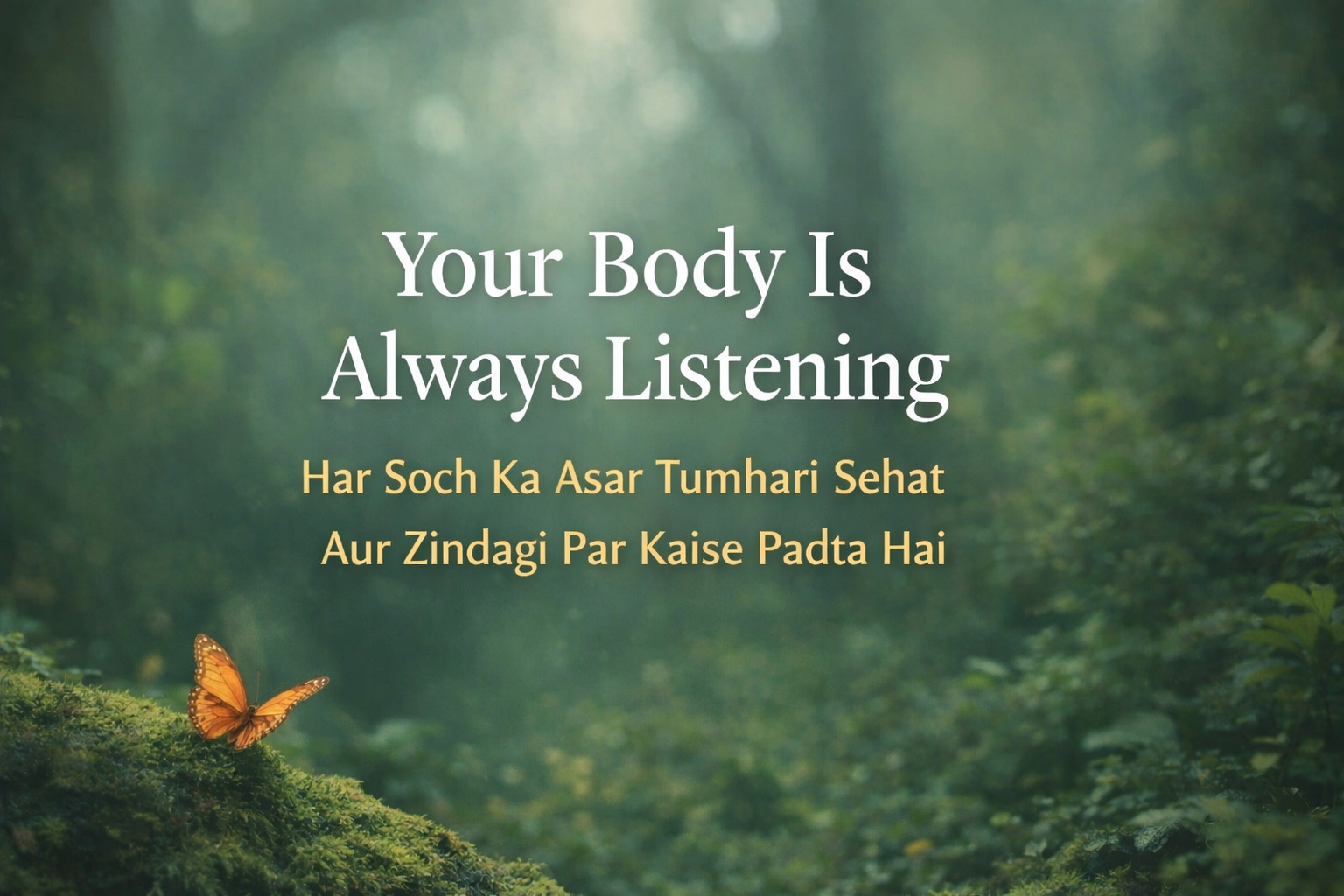 Your Body Is Always Listening: Har Soch Ka Asar Tumhari Sehat Aur Zindagi Par Kaise Padta Hai