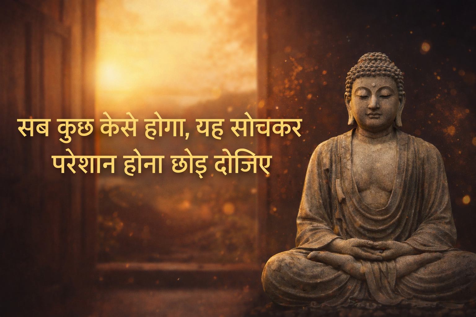 सब कुछ कैसे होगा, यह सोचकर परेशान होना छोड़ दीजिए