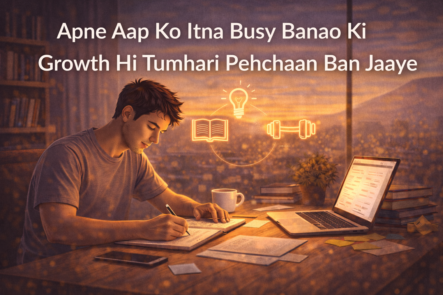 Apne Aap Ko Itna Busy Banao Ki Growth Hi Tumhari Pehchaan Ban Jaaye