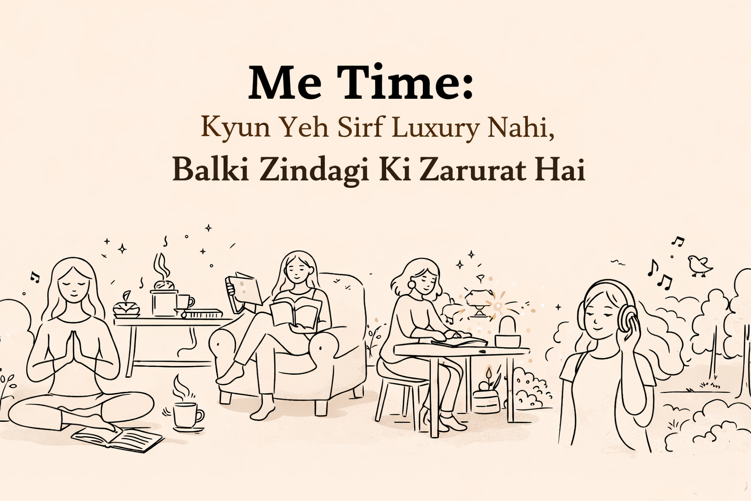 Me Time: Kyun Yeh Sirf Luxury Nahi, Balki Zindagi Ki Zarurat Hai