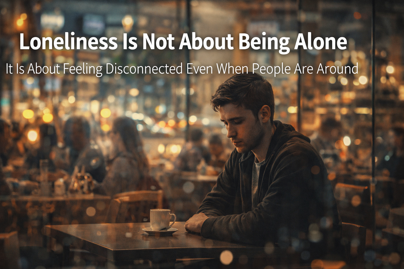 Loneliness Is Not About Being Alone – It Is About Feeling Disconnected Even When People Are Around