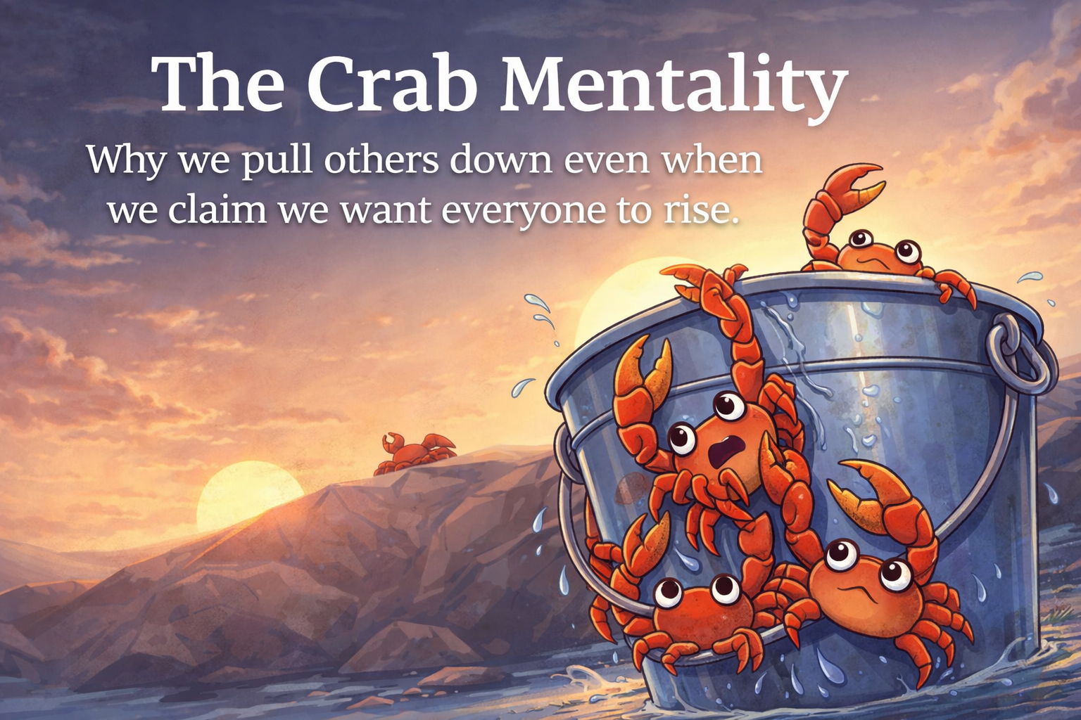 The Crab Mentality – Why we pull others down even when we claim we want everyone to rise