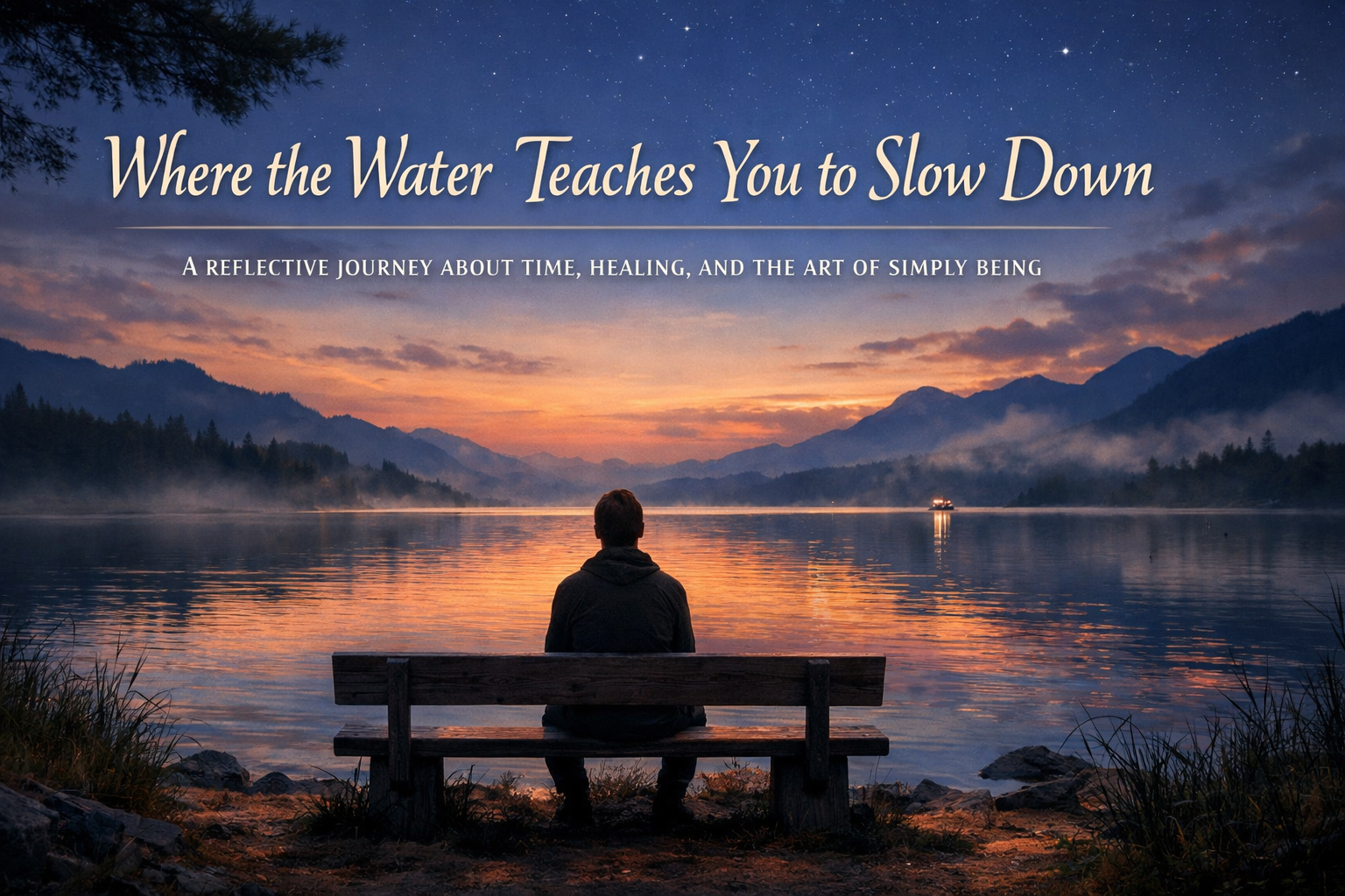Where the Water Teaches You to Slow Down – A reflective journey about time, healing, and the art of simply being
