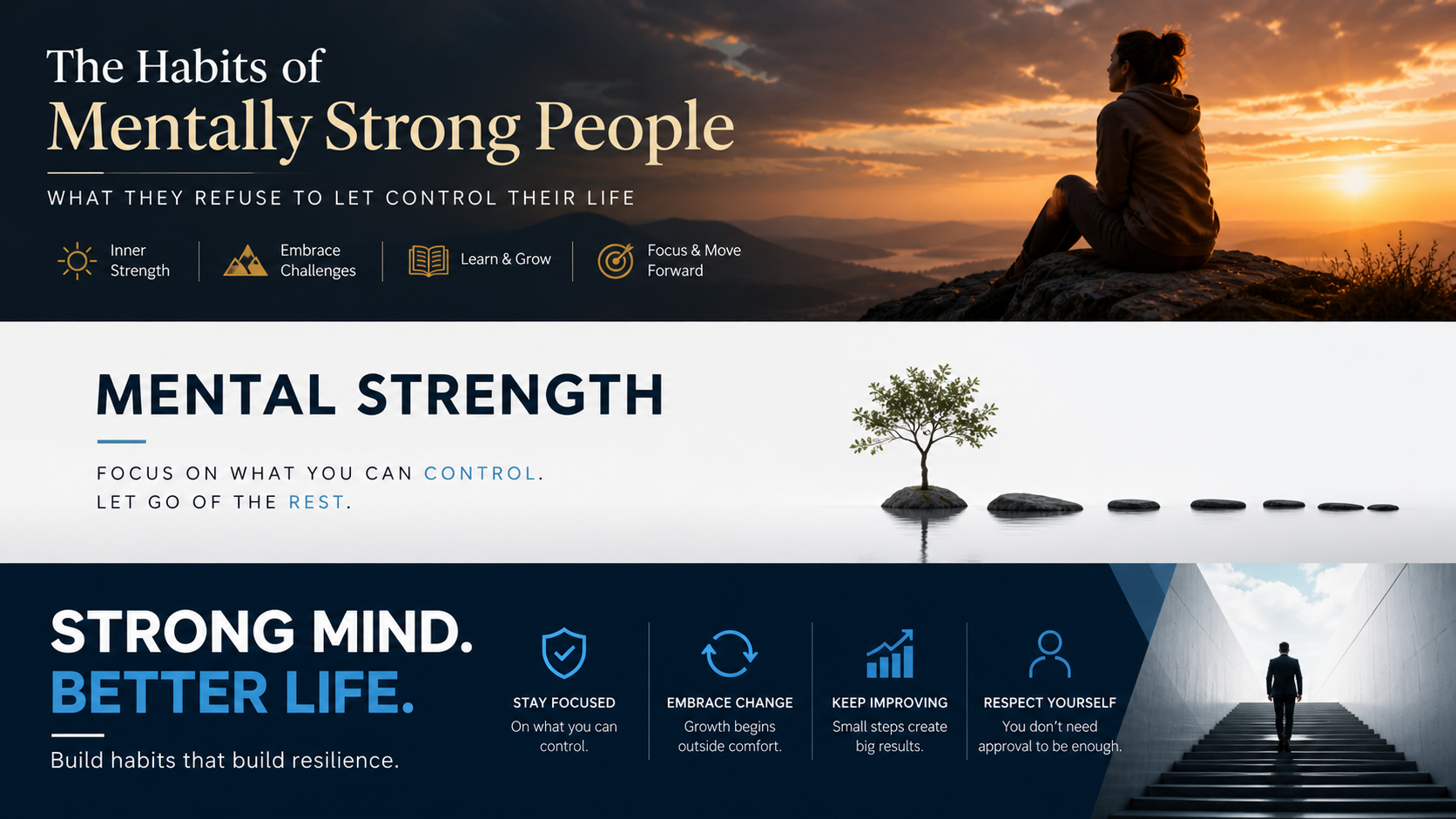The Habits of Mentally Strong People: What They Refuse to Let Control Their Life